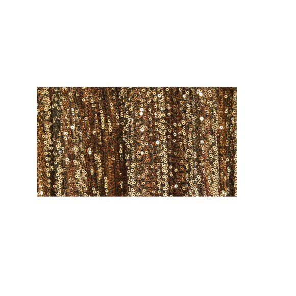 ⭐ Polo Ralph Lauren Gold Sequin Pleated Midi Skirt Women’s S  Holiday Party Glam - Picture 4 of 5